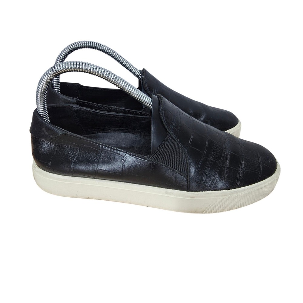Cole Haan Grand Pro Spectator 2.0 Sneakers Women 7 B Black Croc Embossed Comfort